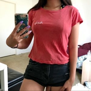 “peachy” brandy melville top